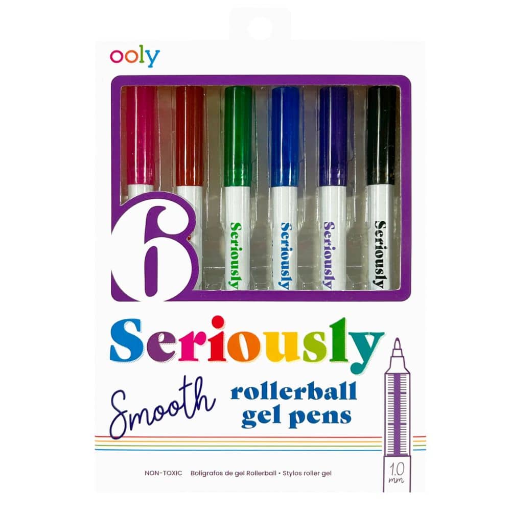 Ultraweiche und geschmeidige Kugelschreiber Seriously Smooth, 6 Stück