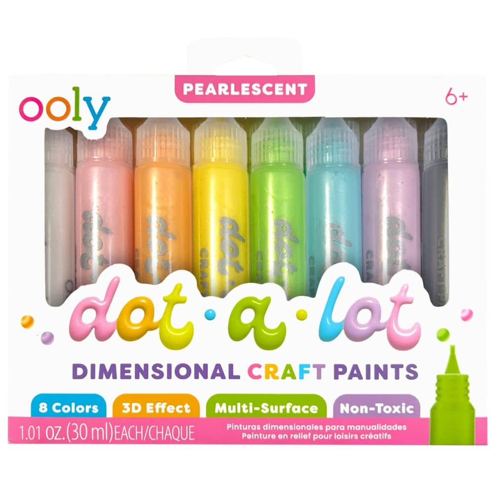 Perlglanz-Punktfarben Dot-A-Lot, 8 Stück