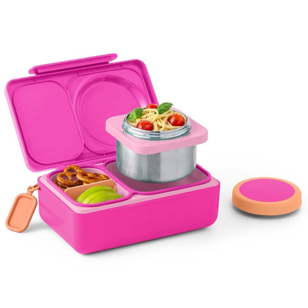 Lunchbox mit Thermosbehälter OmieBox Up - Pop Pink