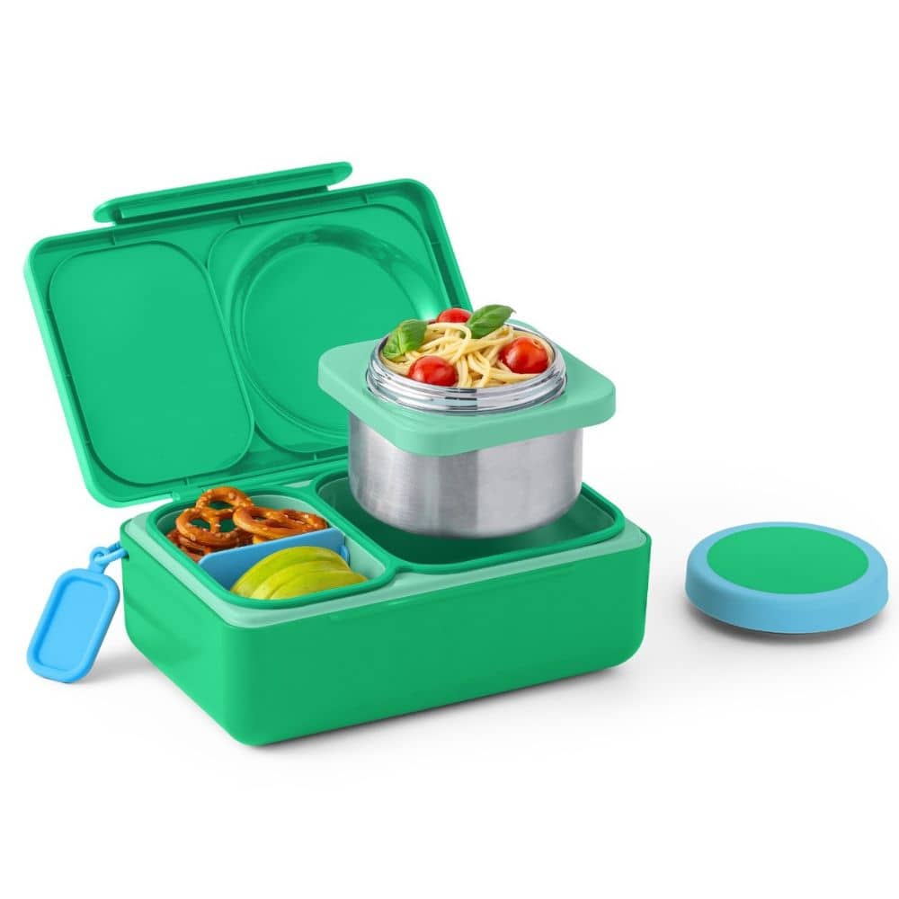 Lunchbox mit Thermosbehälter OmieBox Up - Jade Green
