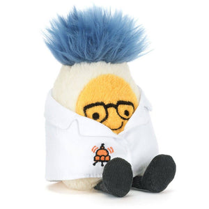 Kuscheltier Ei Wissenschaftler (14 cm)