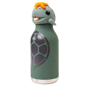 Thermo-Trinkflasche mit Strohhalm Bestie – Schildkröte (460 ml)