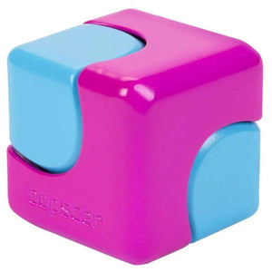 Geschicklichkeitsspielzeug - Fidget Cube Spinner - Violett/Neonblau
