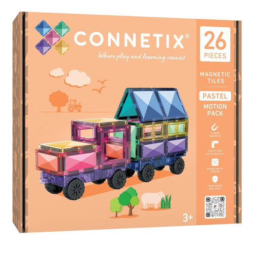 Magnetische Bausteine - Pastel Motion Pack (26 Teile)
