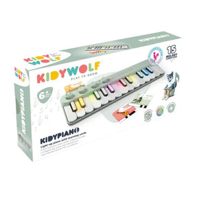 Kidywolf Kidypiano Lern-Keyboard mit Leuchttasten Grün
