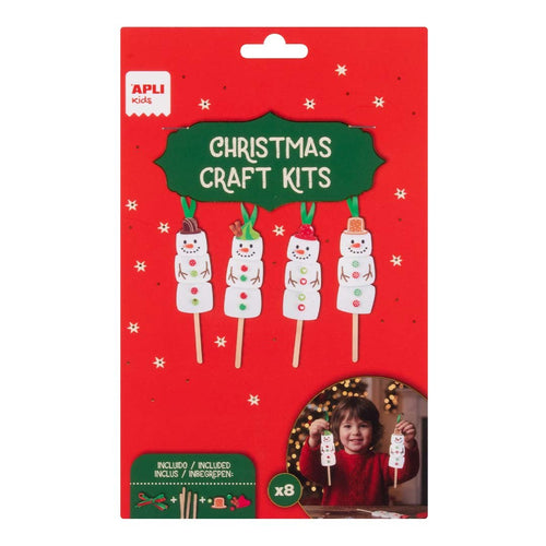 DIY-Bastelset – Schneemänner (8 Figuren)