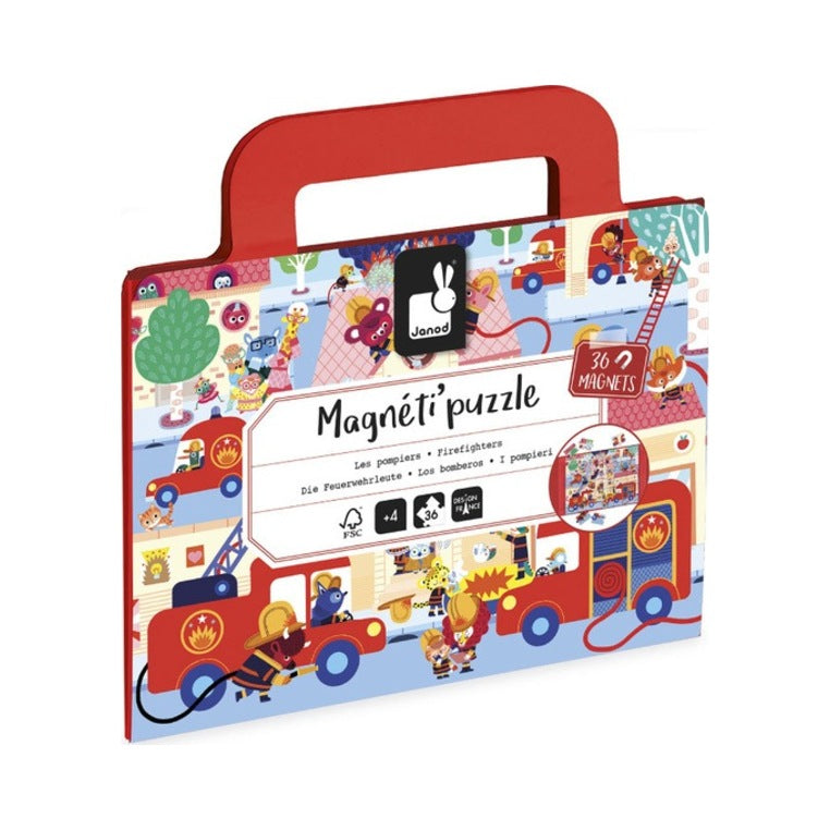 Magnetpuzzle - Magneti'Puzzles Feuerwehr (36 Teile)