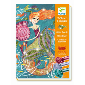 Kunstset mit Glitzer  - Meerjungfrauen - tablude.com