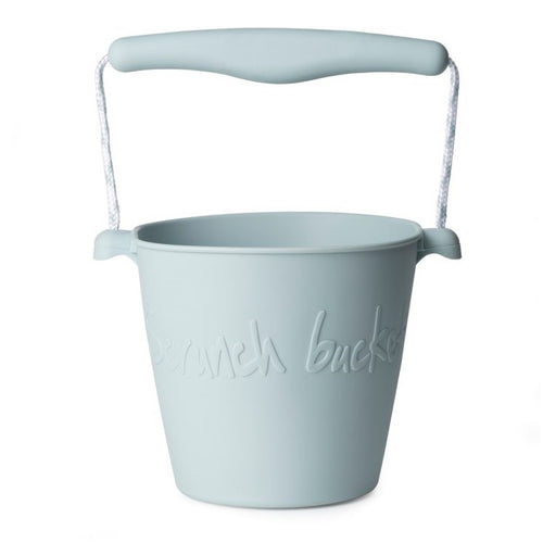 Zusammenklappbarer Eimer für Wasser und Sand – Hellblau - tablude.com