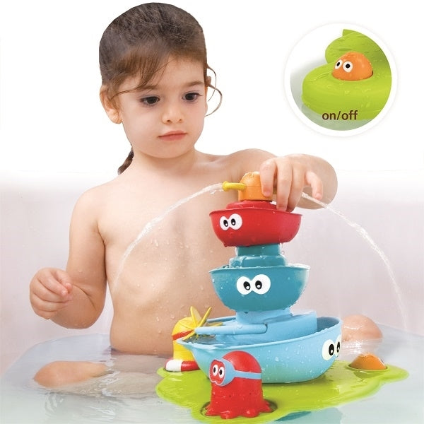 Badespielzeug – Springbrunnen mit Booten - tablude.com