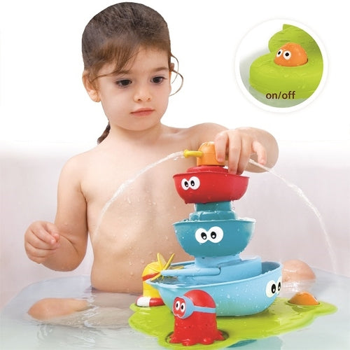 Badespielzeug – Springbrunnen mit Booten - tablude.com