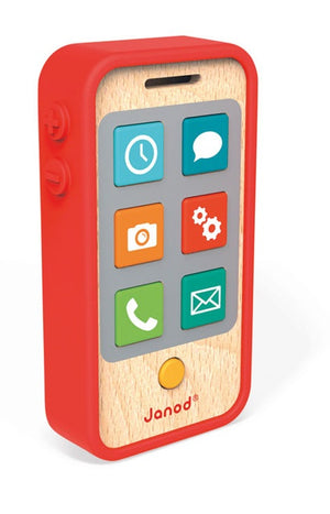 Holztelefon mit Geräuschen - tablude.com