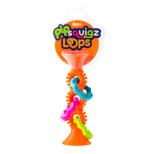 Rassel Saugnapf Pip Squigz Loops – Bobo Orange - tablude.com