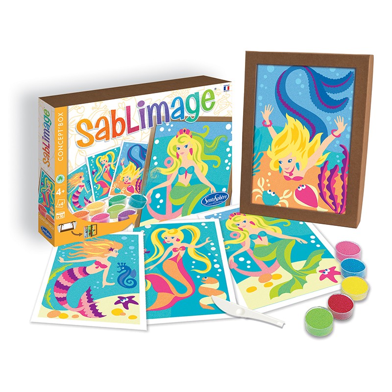 Sandmalerei-Set Sablimage – Meerjungfrauen