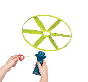 Fliegender Propeller - Scheibe mit farbigem Licht - tablude.com