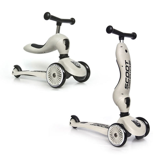 Roller und Fahrrad 2in1 Highwaykick  1-5 Jahre - Ash - tablude.com