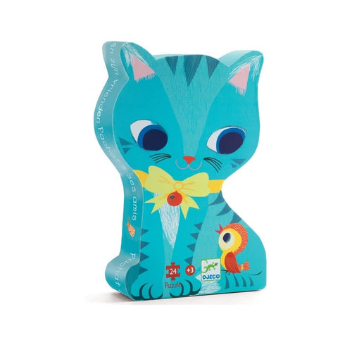 Puzzle  in einer Box – Kätzchen und seine Freunde - tablude.com