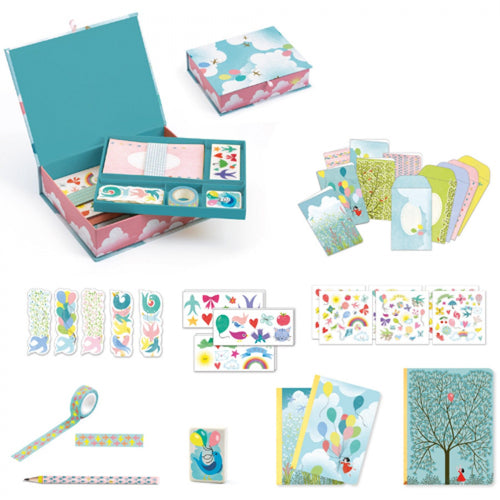 Koffer mit Schreibset  - Charlotte - tablude.com