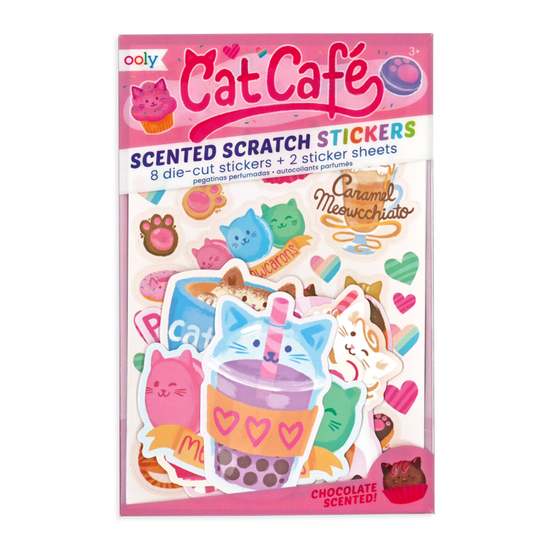 Duftende Sticker – Katzencafé