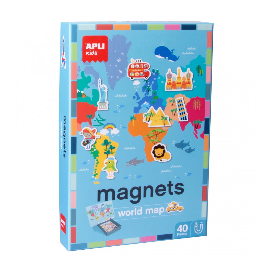 Magnetisches Puzzle – Weltkarte - tablude.com