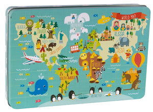 Puzzle XL – Weltkarte 3+ - tablude.com