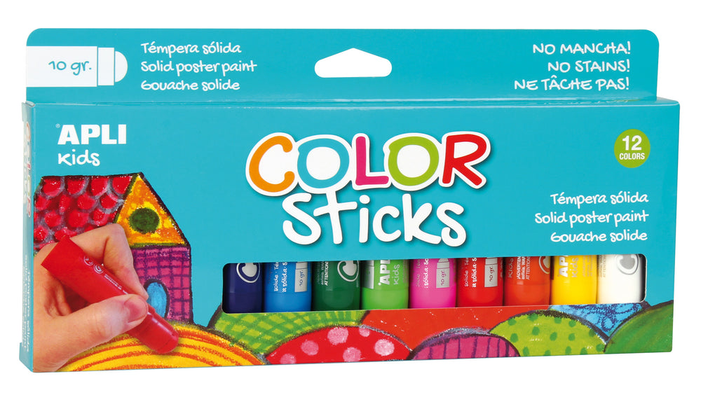 Farben in Stiftform – 12 Farben - tablude.com