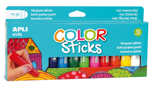 Farben in Stiftform – 12 Farben - tablude.com