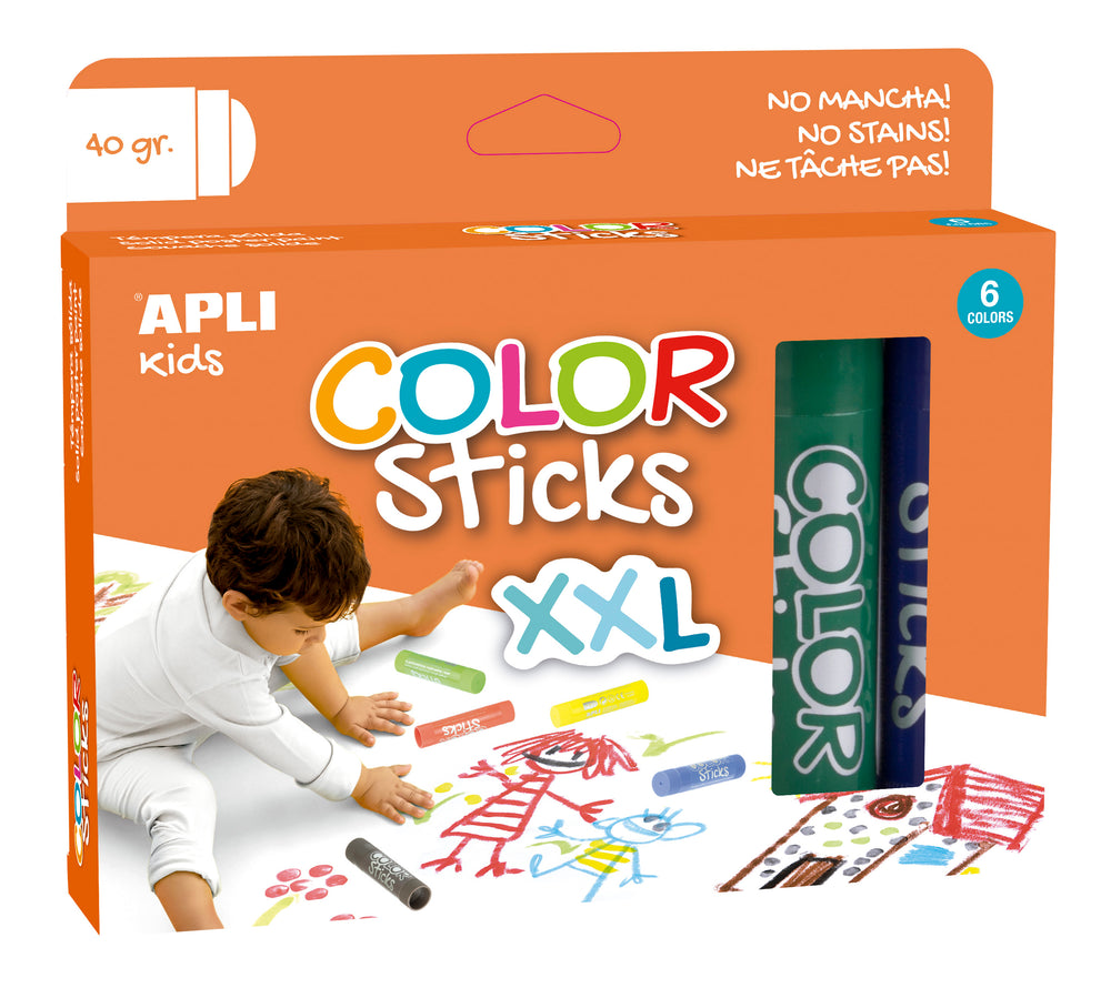 XXL-Farbstifte – 6 Farben - tablude.com