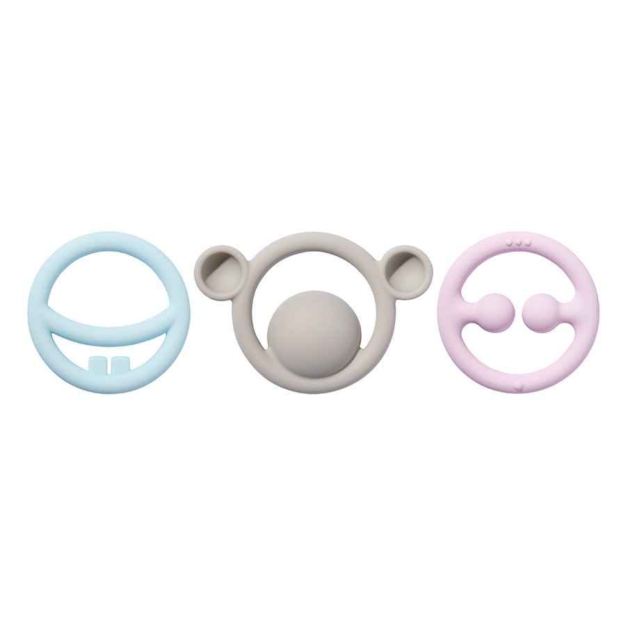 Nigi, Nagi & Nogi Beißringe – Pastellfarben - tablude.com