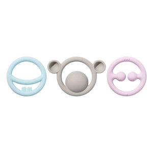 Nigi, Nagi & Nogi Beißringe – Pastellfarben - tablude.com