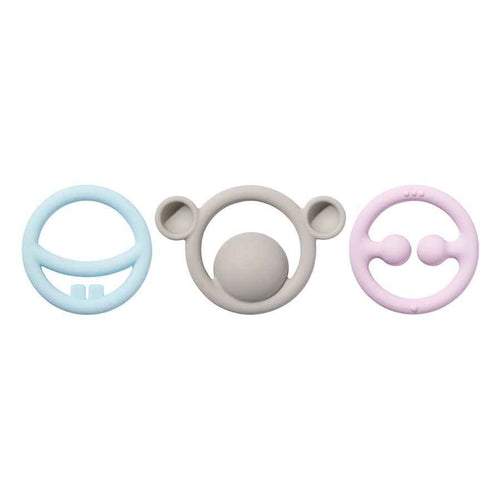 Nigi, Nagi & Nogi Beißringe – Pastellfarben - tablude.com