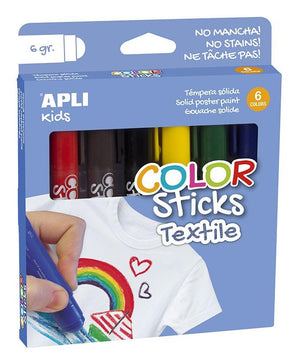 Textilstifte – 6 Farben - tablude.com