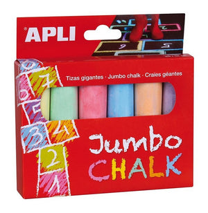 Jumbo-Kreide – 6 Farben - tablude.com