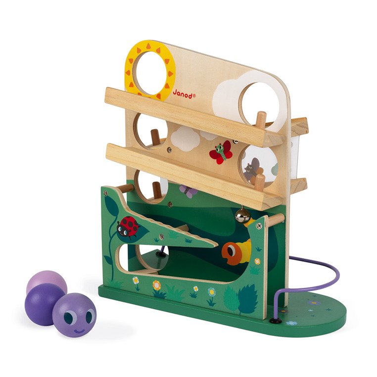 Holzkugelbahn – Raupe - tablude.com
