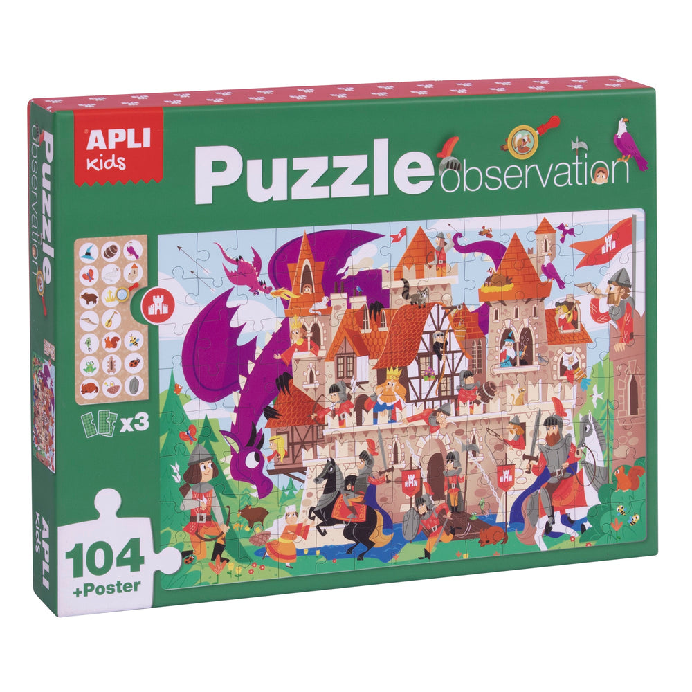 Beobachtungspuzzle – Schloss 104 Teile 5+ - tablude.com