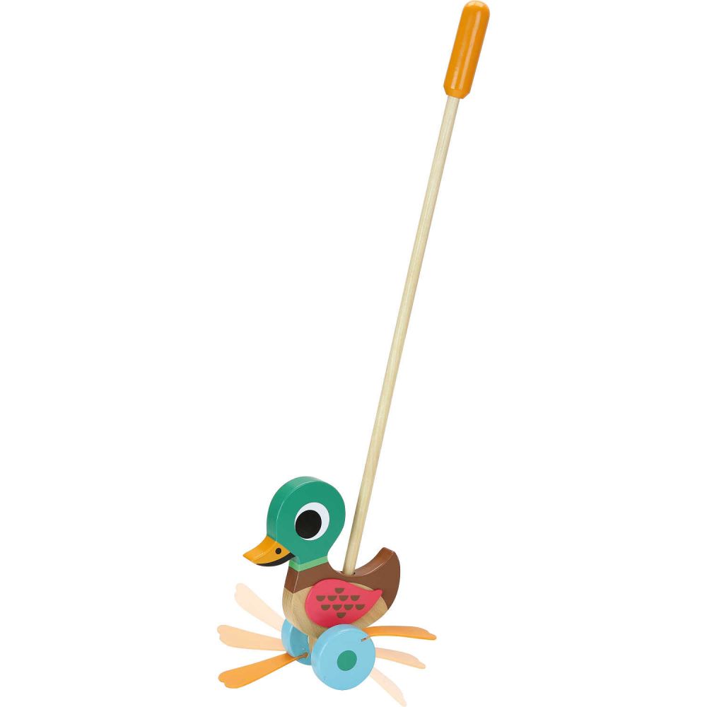 Holzpuppe zum Schieben – Ente