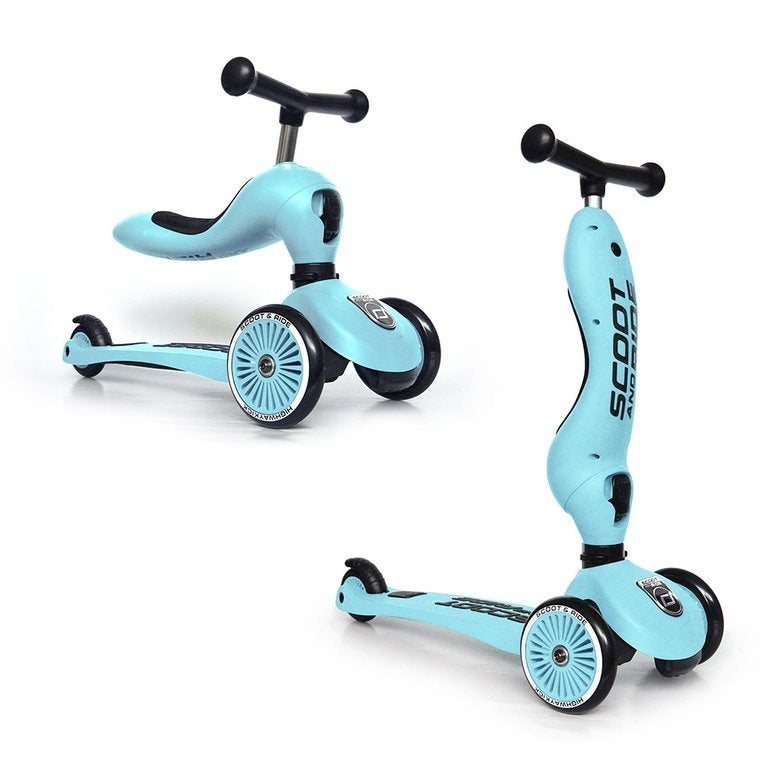 Laufrad und Fahrrad 2in1 Highwaykick  1-5 Jahre - Blueberry - tablude.com