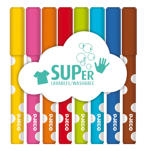 Filzstifte für Kleinkinder - 8 Farben - tablude.com