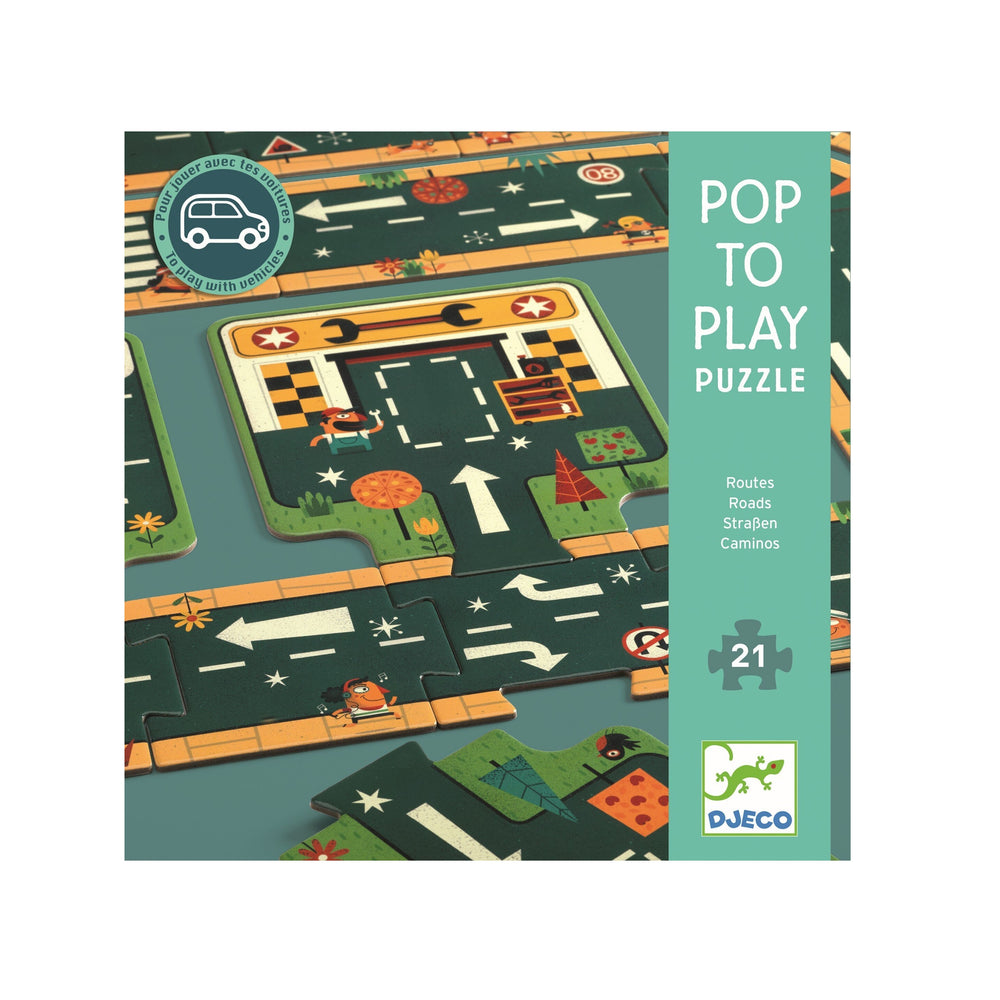 Kartonpuzzle – Straßen - tablude.com