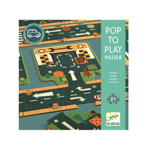 Kartonpuzzle – Straßen - tablude.com