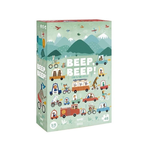 Puzzle für Kinder, 48 Teile – BEEP BEEP!