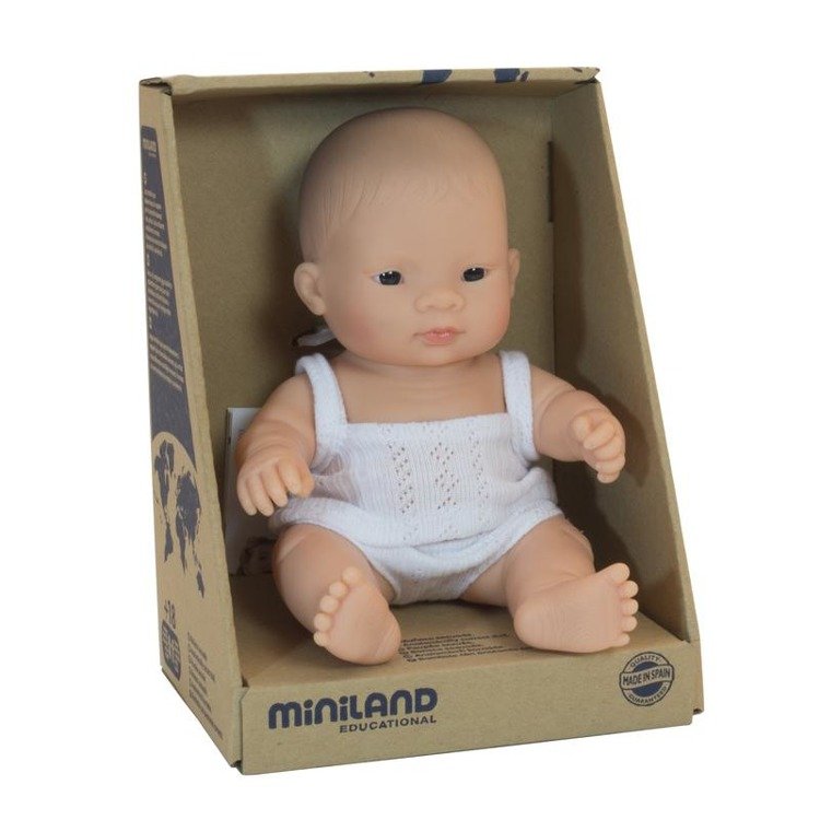 Puppe Mädchen - Asiatin 21 cm