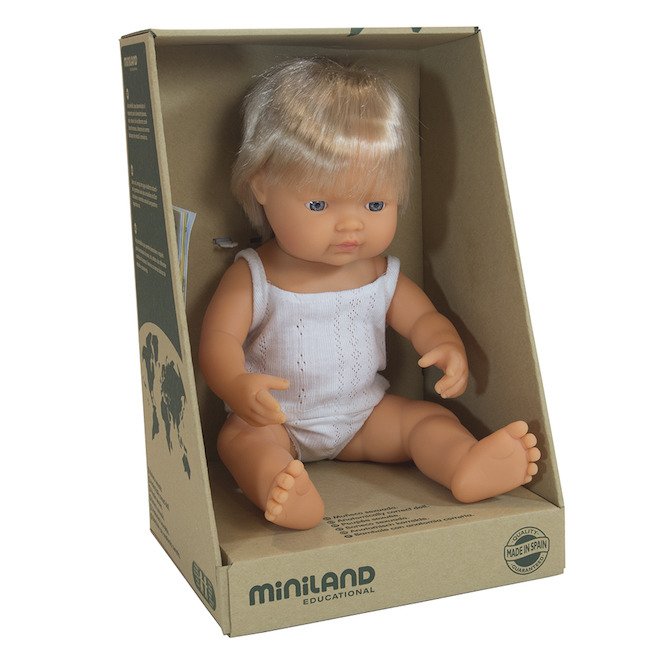 Puppe Junge - Europäer 38 cm