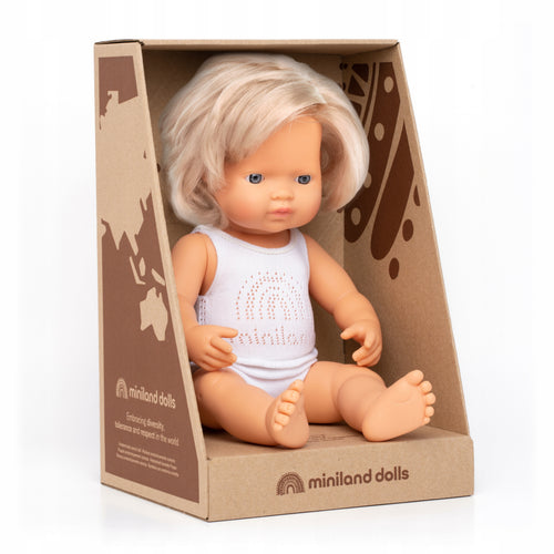 Puppe Mädchen – Europäerin, 38 cm