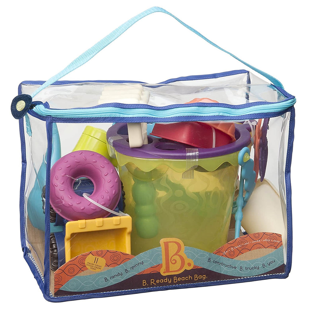 Strandzubehörset in Tasche - blau - tablude.com