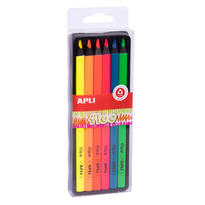 Jumbo-Buntstifte – Fluo - tablude.com