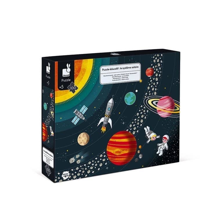 Lernpuzzle – Sonnensystem, 100 Teile, ab 5 Jahren