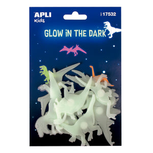 Fluoreszierende Aufkleber – Dinosaurier, 9 Stück - tablude.com