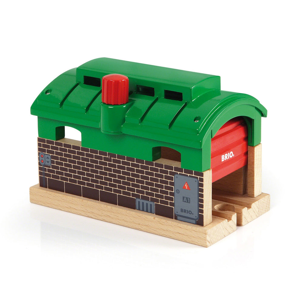 Garage für Lokomotive
