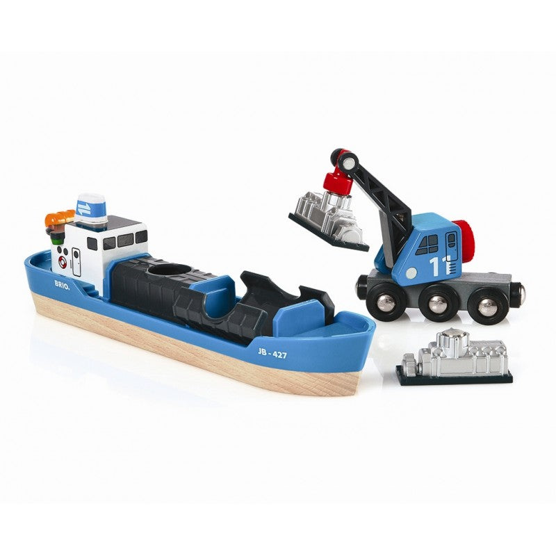 Containerschiff mit Kran BRIO World